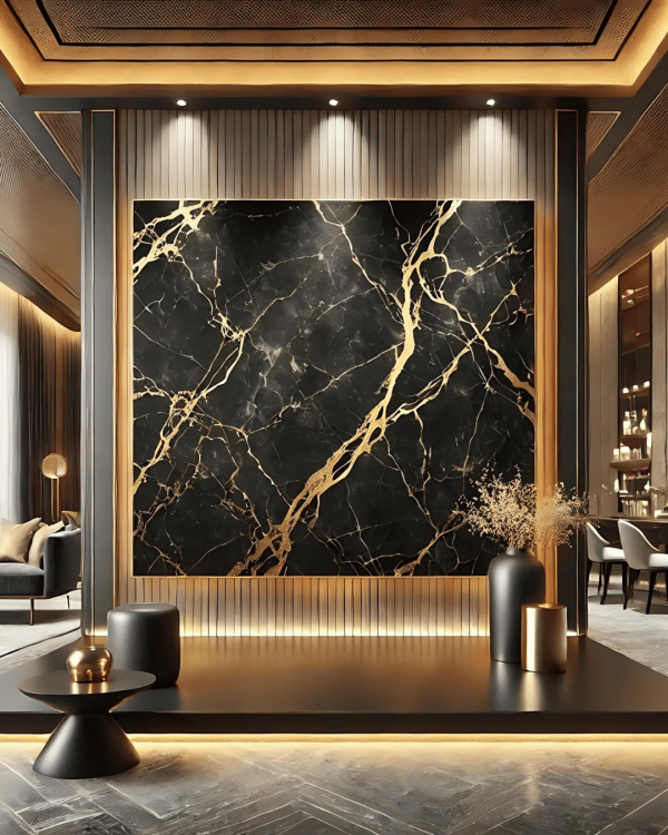 Zwart met Gouden Marmerlook 280x122  0012 - Image 3