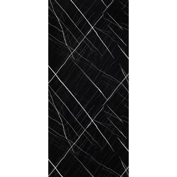 Zwart met Witte Aderen 280x122cm - 0014