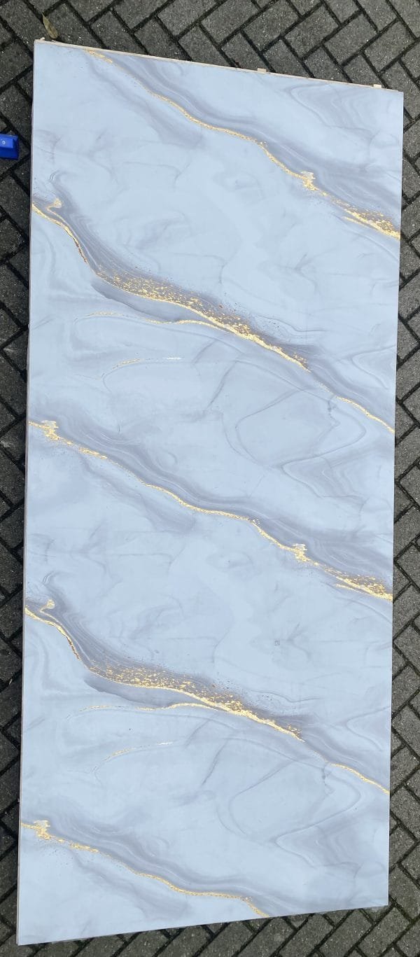 PVC/SPC Marmerlook Wit Goud 280x122cm - 0021 - Image 3