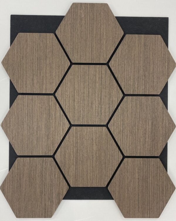 Hexagon Paneel Smoke 80x60cm