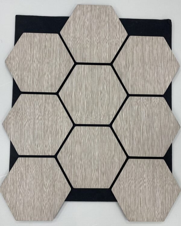 Hexagon Paneel Oak 80x60cm
