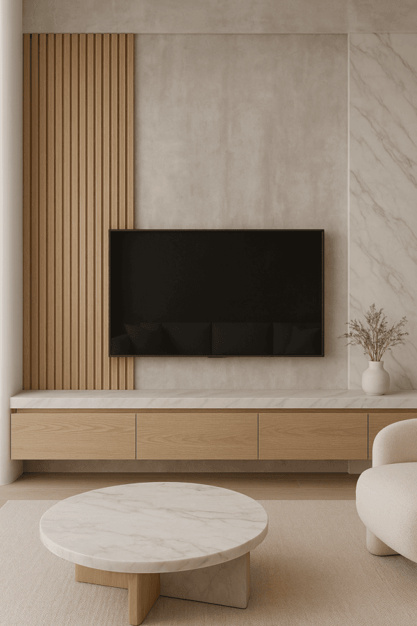 Taupe Stone – 4 mm Premium PVCWandpaneel 96x280cm 0053 - Image 3