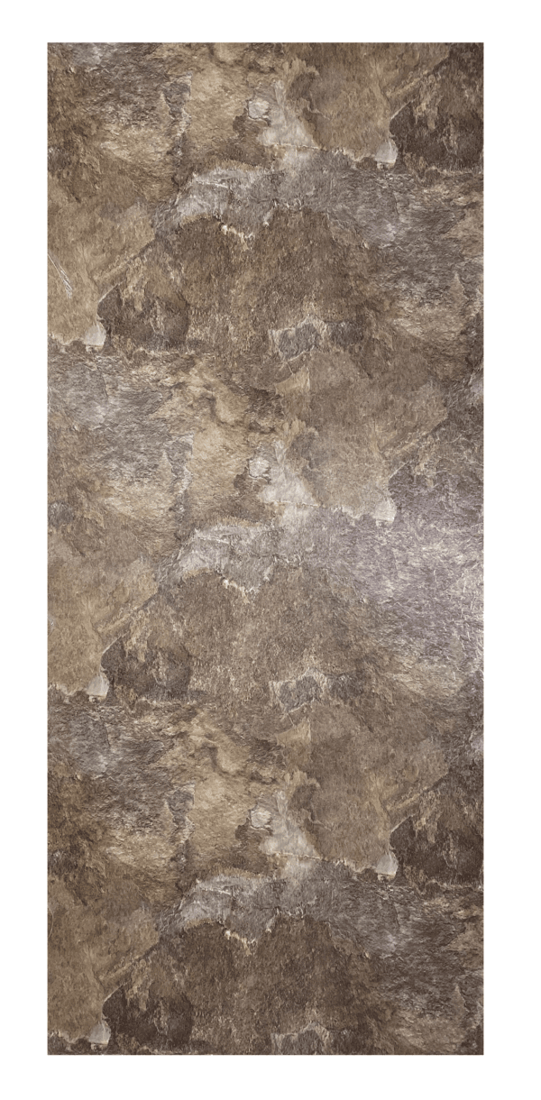 PVC wandplaat Rustic Terra 122x280 cm – natuursteenlook matte afwerking