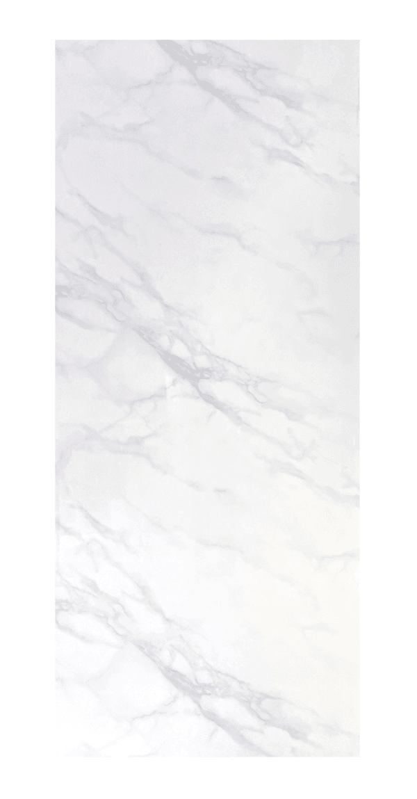 White Cloud Marble PVC wandplaat – wit marmerdesign 280x122 cm – 3 mm dik – matte afwerking