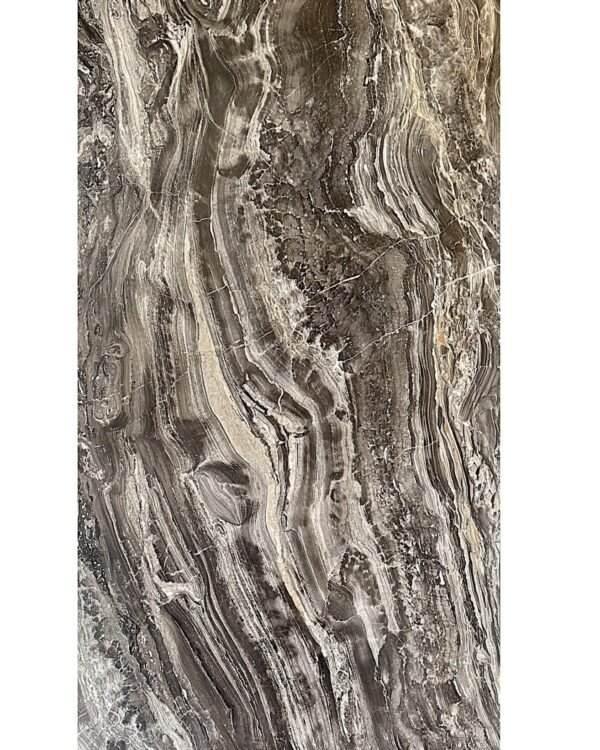 Dark Lava Marble PVC wandpaneel – Luxe grijze marmerlook 280x120 cm – 3 mm SPC | MZ Home Decor