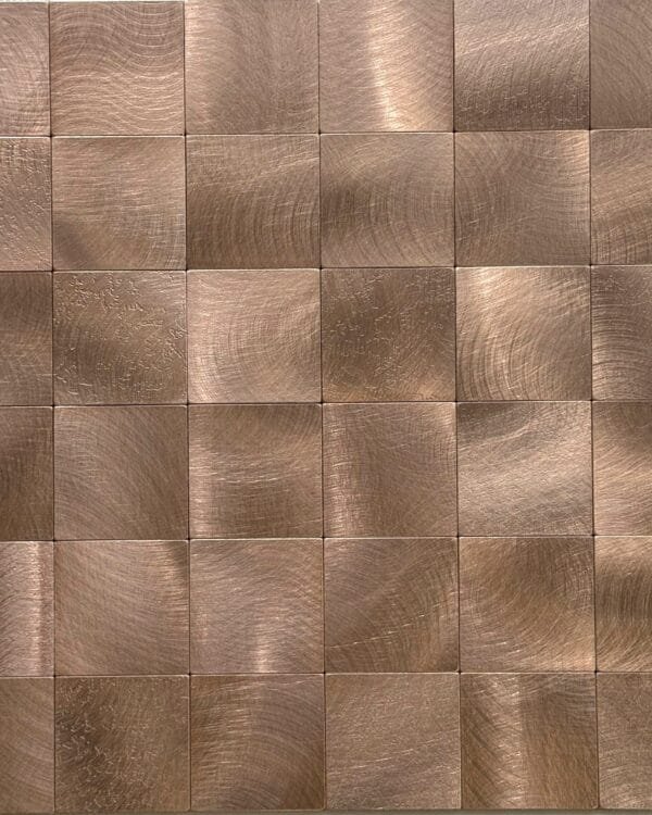 Koper square mozaïek zelfklevend 30x30 cm S018