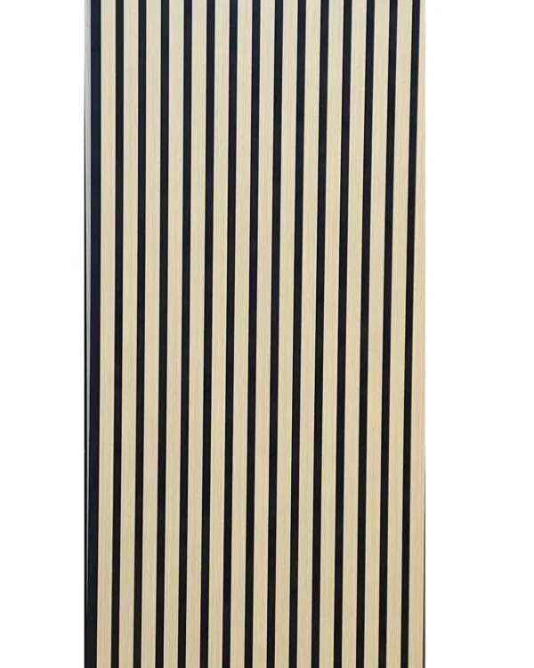 Akoestisch paneel gerookt eiken 3-zijdig fineer 280x60 cm 21 mm