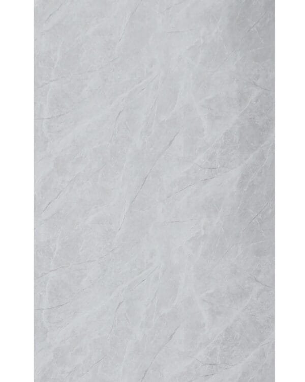 Wandpaneel Silver Mist R206 lichtgrijze marmerlook PVC glans naadloos badkamer