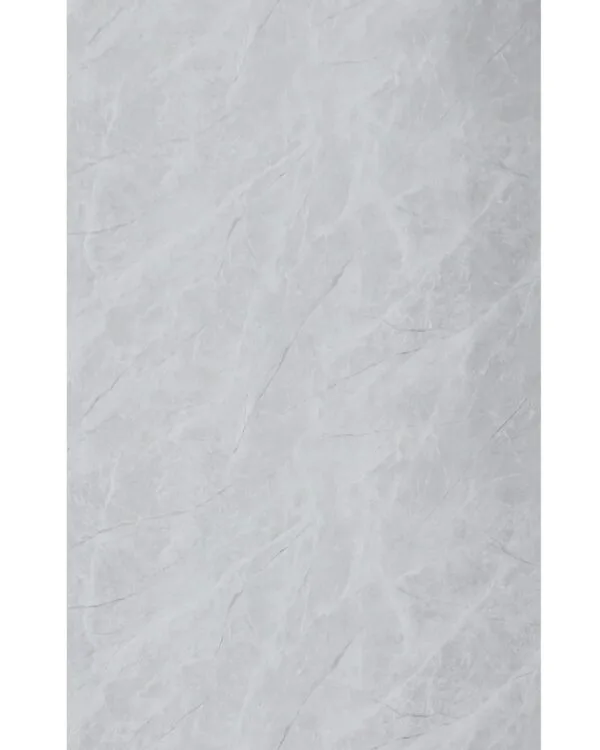 Wandpaneel Silver Mist R206 lichtgrijze marmerlook PVC glans naadloos badkamer